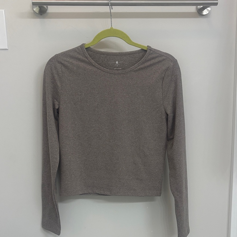 Lou & Grey Charcoal Long Sleeve Women's Top